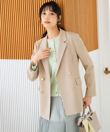 褒めらレディストレッチ テーラード ジャケット
