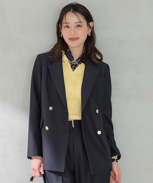 anysis 褒めらレディテーラード ジャケット 褒めらレディストレッチ テーラード ジャケット｜エニィスィスの通販