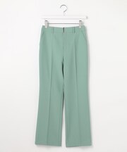 褒めらレディストレッチ セミフレア テーパードパンツ