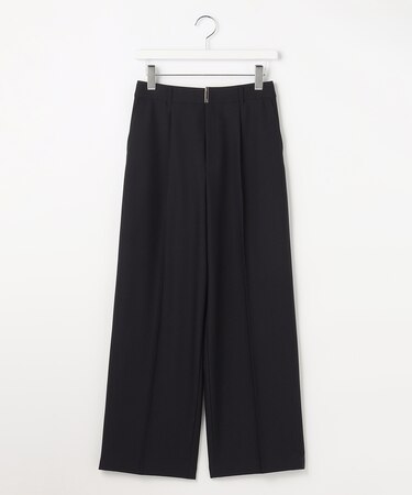 褒めらレディストレッチ ワイドパンツ