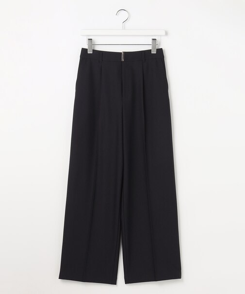 褒めらレディストレッチ ワイドパンツ