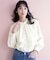 ラッフルレイヤード ブラウス