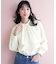 ラッフルレイヤード ブラウス