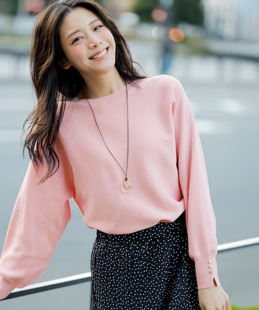 【花粉リリース】ドルマン ニット