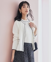 【花粉リリース】ラインポイント カーディガン