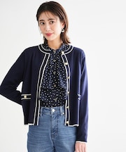 【花粉リリース】ラインポイント カーディガン