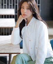 リボンヤーンライトツイード ジャケット