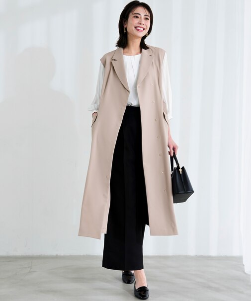 【2WAY】テーラードジレ ワンピース