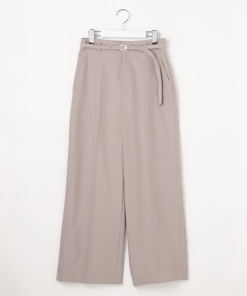 スマートビューティストレッチベルト ワイドパンツ