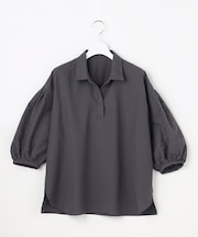 レースパフスリーブ シャツ