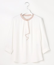 ボウタイツイル ブラウス