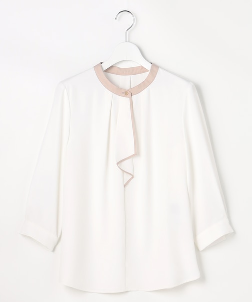 ボウタイツイル ブラウス