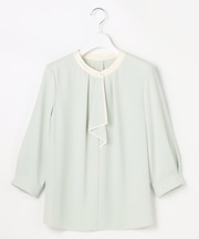 ボウタイツイル ブラウス