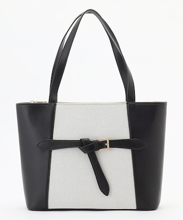 キャンバスコンビトート バッグ