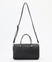 【2WAY】メタルアクセント ボストンバッグ