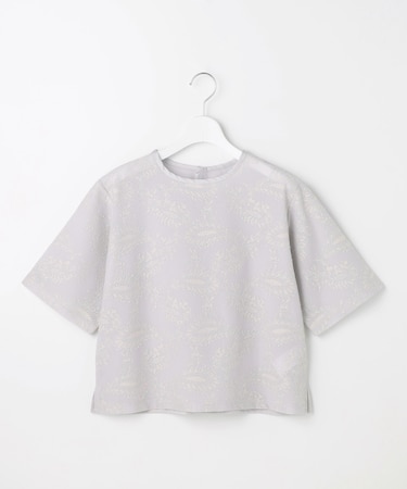 レースクロップド プルオーバー