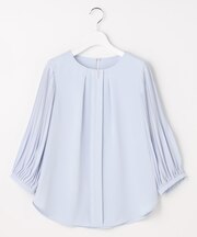 プリーツスリーブ ブラウス