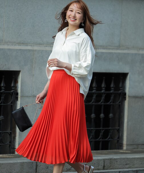 エアリープリーツ スカート