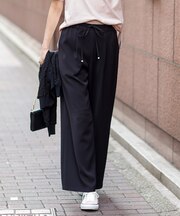 ベルトセットイージー ワイドパンツ