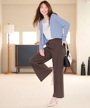エアリーストレッチ ワイドパンツ