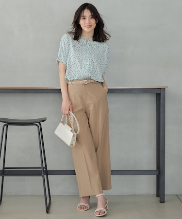 エアリーストレッチ ワイドパンツ