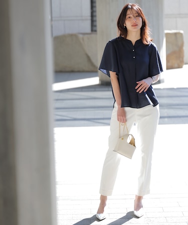 エアリーストレッチ テーパードパンツ