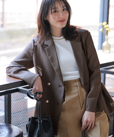 シアーメッシュ ダブルジャケット