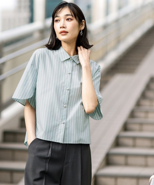 ペタルスリーブ シャツ