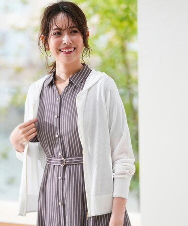 エアリー ニットフーディー