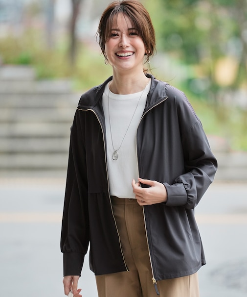 ラッシュガード ジップアップフーディー