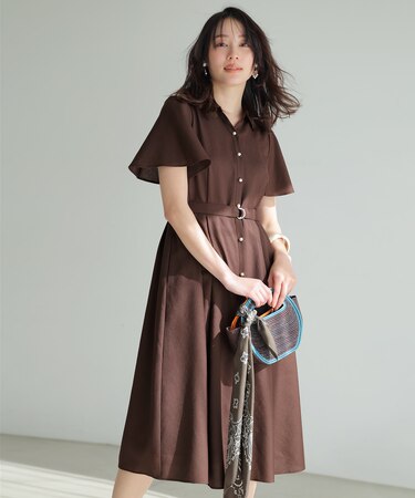 スムージーポリエステル ワンピース