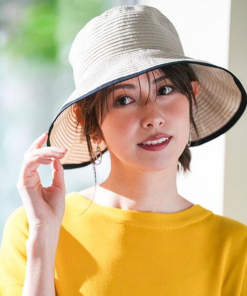 【畳める】グログランリボン ハット