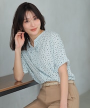 ジョーゼットフロントタック プルオーバー