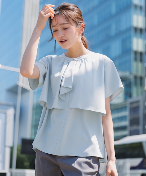 プリーツボウタイ ブラウス｜エニィスィスの通販｜&mall（アンドモール