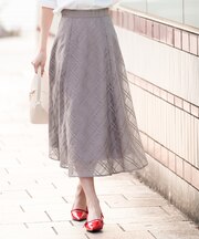 シアーチェック スカート