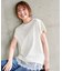 【シルクタッチさら魅せTシャツ】後ろコクーン プルオーバー