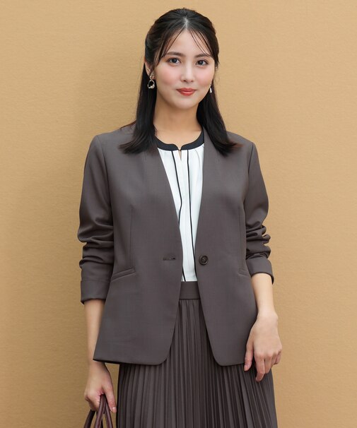 【WEB・一部店舗限定】ウーステッドエステル カラーレスジャケット