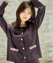 CICA加工 ニット ジャケット