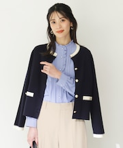 CICA加工 ニット ジャケット