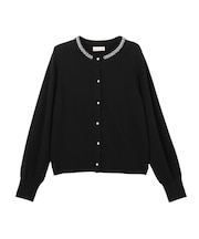 ジュエルカシミヤミックスニット カーディガン