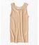 【洗える】サステナブル コットン リブタンクトップ