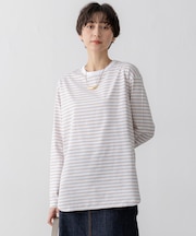 【大好評素材/洗える】コットンベアジャージー ロング Tシャツ