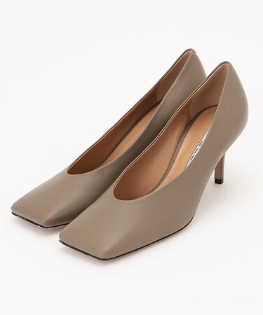 【中村アンさん着用】PELLICO スクエアトゥ パンプス(番号Q68)