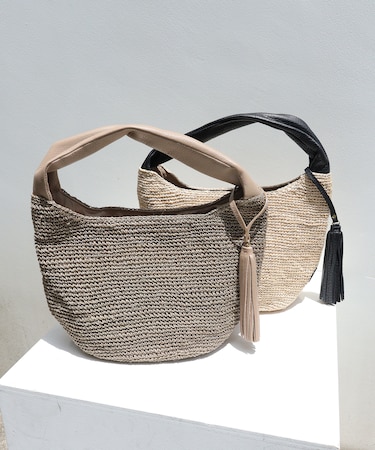 23区×VIOLA'dORO アバカ ワンハンドルバッグ