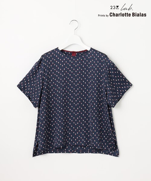 23区 lab.】Prints by Charlotte Bialas Tブラウス｜ニジュウ