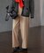 【CLASSY.1月号掲載】ウールミルドストレッチ ワイドパンツ