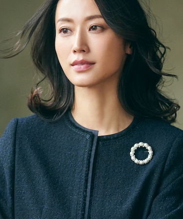 【VERY3月号掲載】パールリング ブローチ