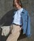 【洗える】23区DENIM ストレッチ ジャケット