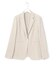 【セットアップ対応】リネンレーヨンストレッチ テーラード ジャケット