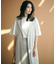 【CLASSY.6月号掲載】リネンレーヨンストレッチ  ロング ジレ